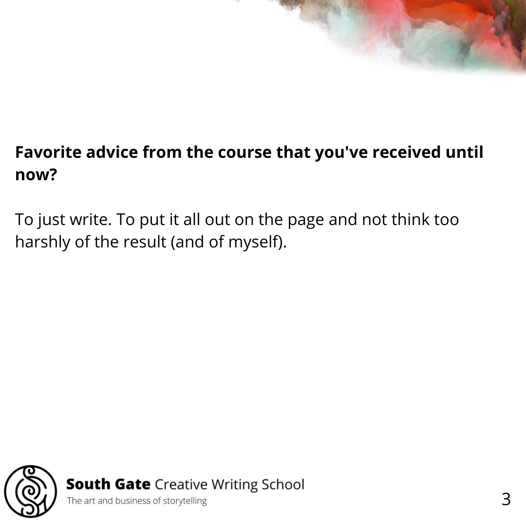 SouthGateWriter's tweet photo. Our spotlight on Junior Practicum concludes with our last student interview featuring Rina M. Steen!

Read the whole interview: https://t.co/BgDgGCU6IJ

#WritingCommunity#writersofinstagram  #creativewriting 

@ARFrederiksen @johanna7carter @rinamsteen https://t.co/YZZWPNOalZ