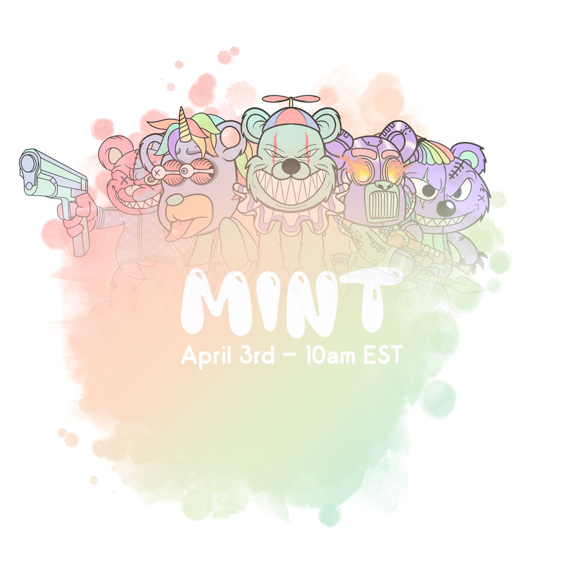 twistedbears_'s tweet photo. Our Official mint date &amp; time has been revealed 🐻🔪

April 3rd - 10am EST be ready💥

Join us to read the full announcement: https://t.co/4CTs2qqx0z

#Twistedbears #Nft https://t.co/s2ejl6M3b8