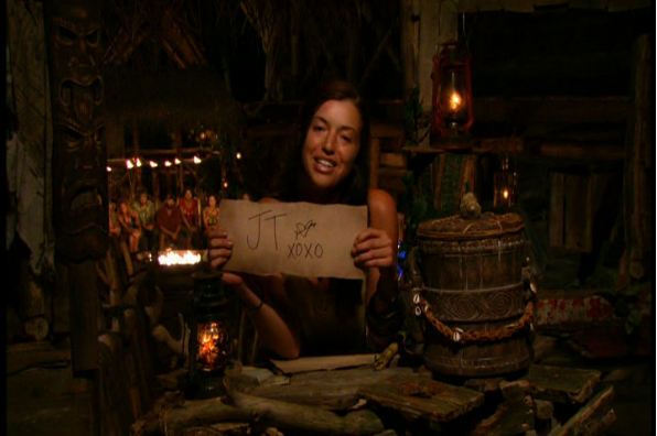 SurvivorQuotesX's tweet photo. "This is my love letter to you. Since you tried to vote me off, I figured I should return the favor. *kisses*" - Parvati #Survivor #SurvivorHvV https://t.co/5mwmQTbDZX