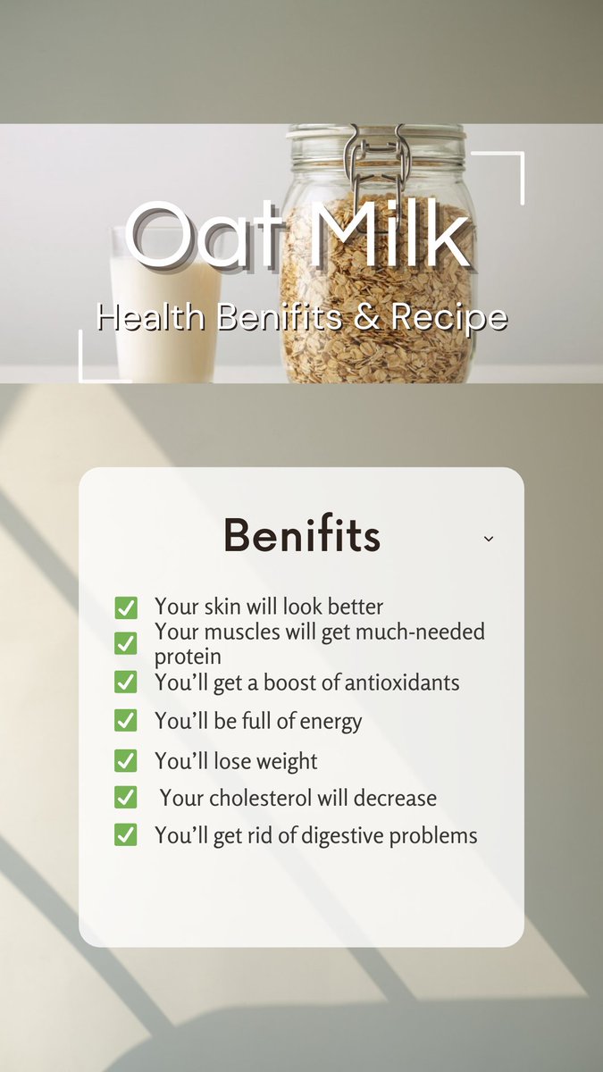 meonnies's tweet photo. Here are 7 enriching benefits of Oat milk:
For the recipe click here 👉https://t.co/Wi3fdLGbMG

#oatmilk #oatmealmilk #milkoat #oatsomeoatmilk #oatmaskmilk #oatmilklatte #oatmilkcoffee #veganmilk #milkfreevegan #veganmilkshake #veganmilks #veganmilker #oatmilk #oatmealmilk https://t.co/I49TMpzkpI