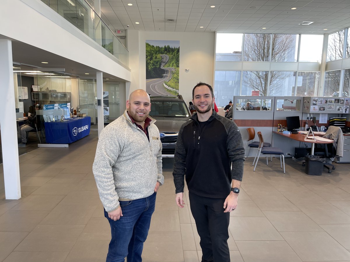 State Representative <a href="/AlCutrona/">Senator Al Cutrona</a> visited Boardman Subaru and met with Marketing Director John Stanko. #DealersDoGood