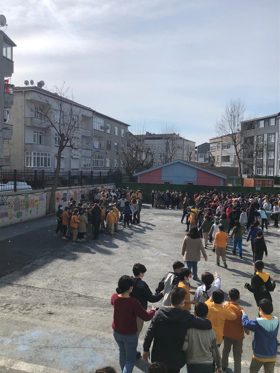 Okulumuzda deprem tatbikatı yapıldı
