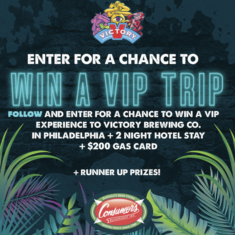 ConsumersBeer's tweet photo. Victory Brewing Co. is our March beer of the month! We teamed up for a giveaway! 

Retweet this and follow us for a chance to win a VIP trip to the @VictoryBeer taproom in Philly!

Giveaway ends 4.2.22! 
Official rules: https://t.co/3dn9aWxkyb https://t.co/rgFfSqnvhy