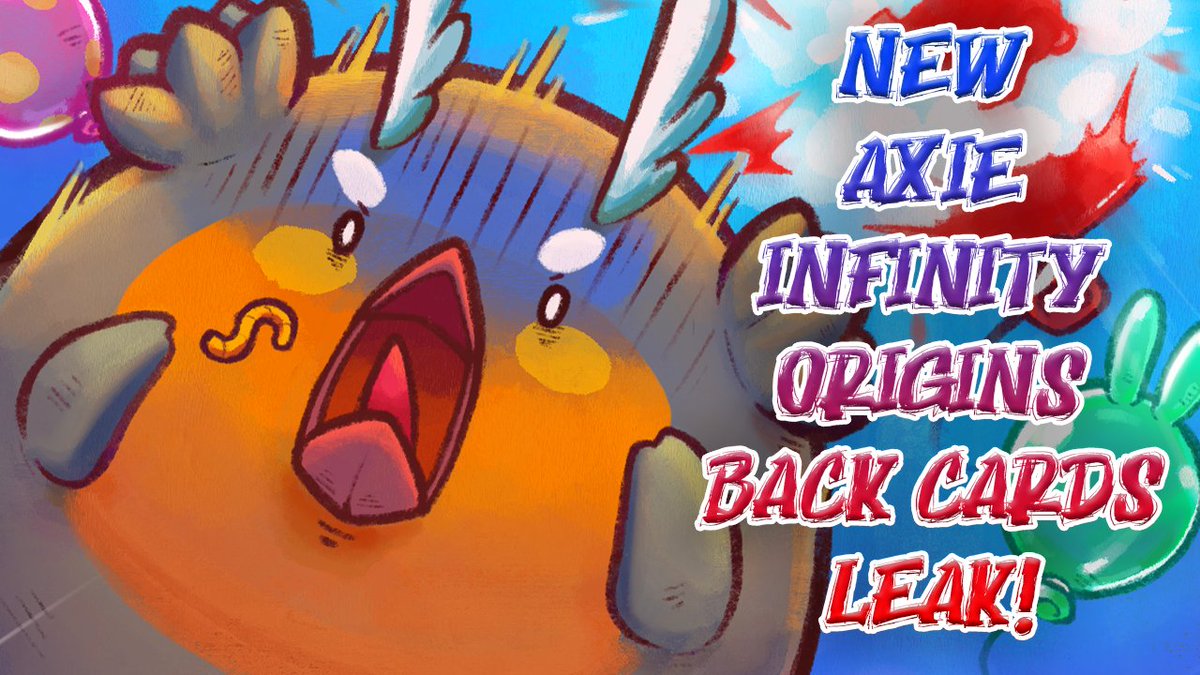 Kyroh's tweet photo. new youtube video!

Going over the new @AxieInfinity Origins back card leak!

😇https://t.co/jbIl714knR😇

I love that we're releasing cards like this! The card art is so S-tier!! 

Tell me whatcha think 😀

#AxieInfinity https://t.co/WsQtIQY8Hz