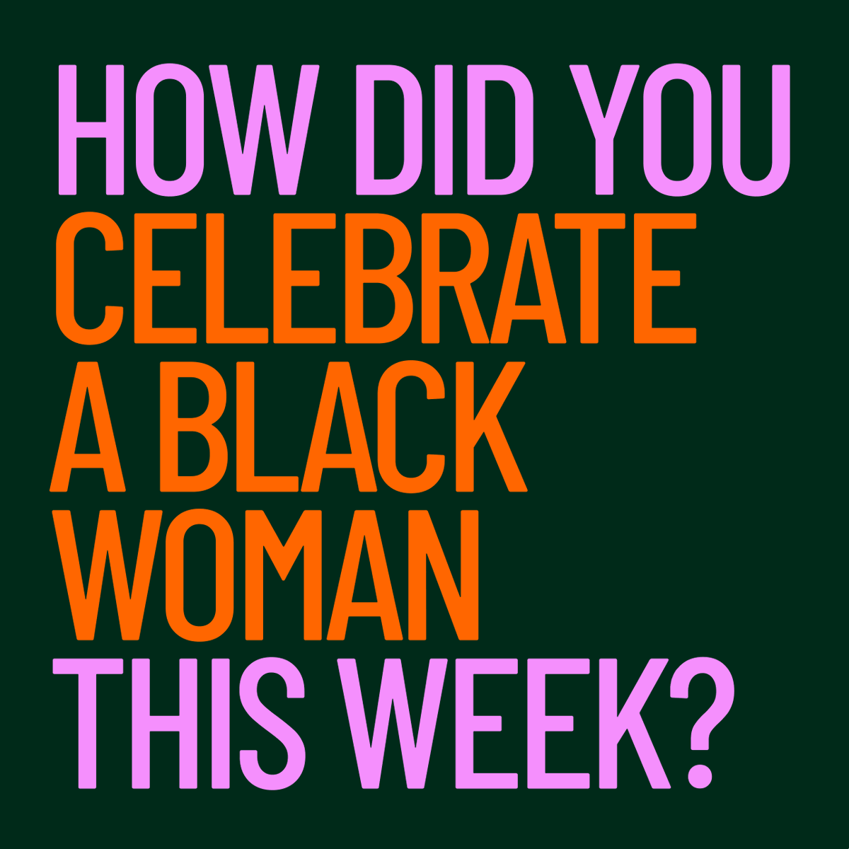 rtrspectstudios's tweet photo. #FriendCheckFriday- we’re checking in! Every Friday this month, we’ll be here to check in and hold you accountable to how you took the next step for Black women in your life. This week we focused on ways you show up to celebrate a Black women.#WHM
👇🏼👇🏽👇🏾👇🏿 Drop a comment below. https://t.co/DzuC5I5vDX
