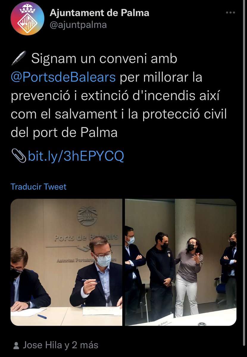 PoliciAPB_SPPLB's tweet photo. Habrá que solicitar un convenio para su propia Policía❗️
 
🔴 La #PolicíaPortuaria de @PortsdeBalears está en situación de emergencia🚨

👉NO hay personal👮‍♂️
👉NO hay formación
👉NO hay medios

Apoyamos los medios a los compañeros 👨‍🚒🚒, pero no vendrán a hacer nuestro trabajo… https://t.co/h3w5DqZePQ