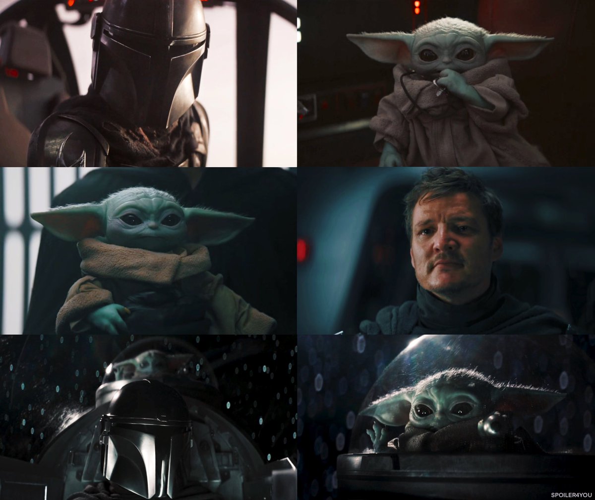 spoiler4you's tweet image. Din &amp;amp; Grogu (ft. their last scenes in season finales)