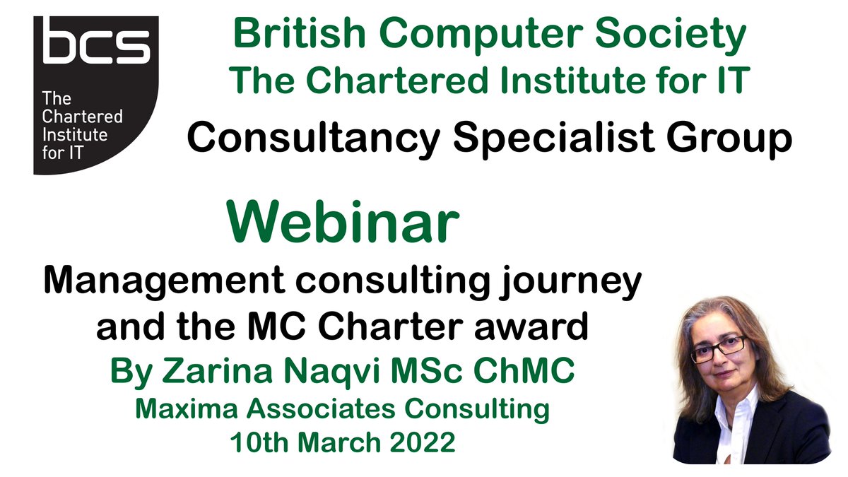 BCS Consultancy Specialist Group tweet media