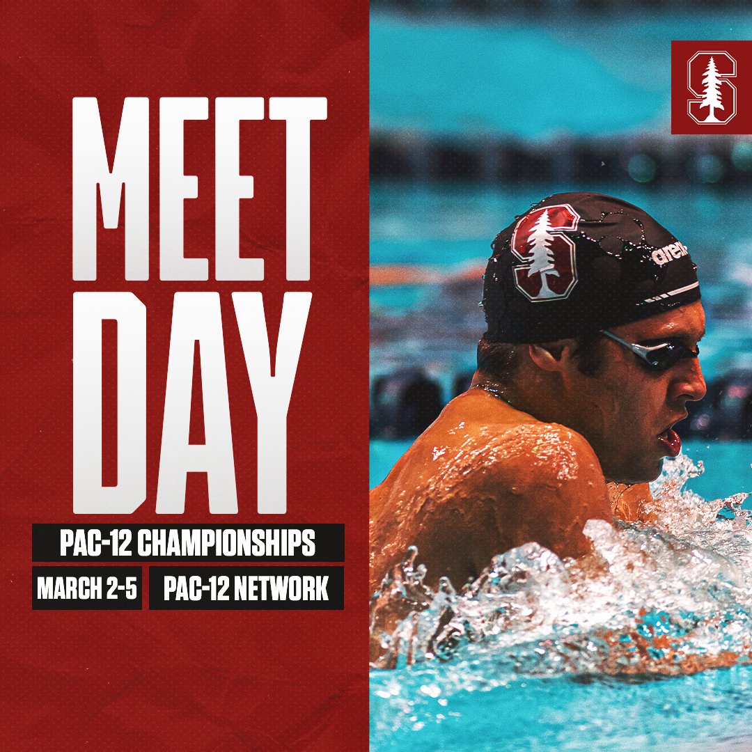 Day three coming up!
Prelims at 11 a.m. finals at 6 p.m.

💻 » pac-12.com/live
📊 » bit.ly/3C9hO3h

#GoStanford