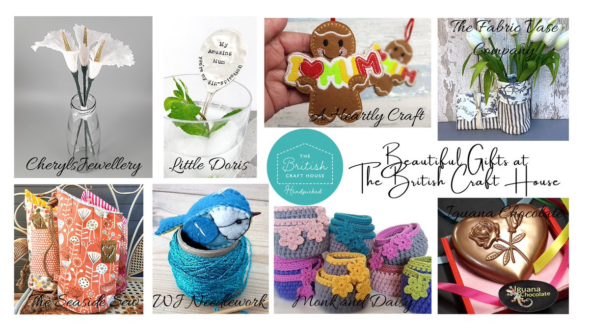 With Mother's Day UK fast approaching, the 27th March this year, I thought that I'd share a selection of amazing and beautiful gifts that any mum would love. All sellers tagged in the pic! #tbch #teamtbch #MothersDay2022 #giftsformom #ukgiftam #UKGiftHour thebritishcrafthouse.co.uk/product/beaded…