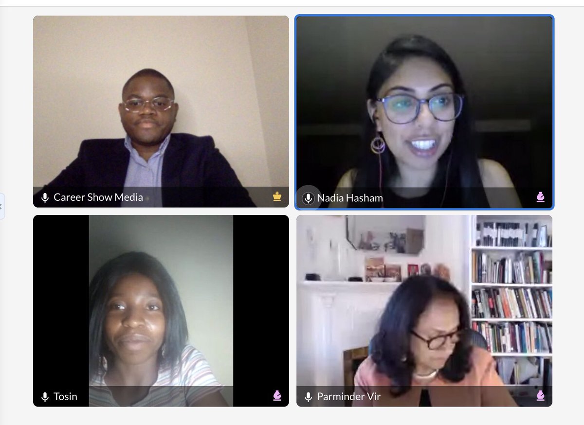 It was a great pleasure to learn from our mentors <a href="/nadia3690/">Nadia Hasham</a>  (Trade Policy Expert at the African Trade Policy Centre of the UNECA) and <a href="/ParminderVir/">Parminder Vir OBE</a> (Board chair of <a href="/ongozake/">Ongoza</a> ).We exchanged on the topic "Funding and trade opportunities in Africa" during the CSAMP #csamp22 #trade