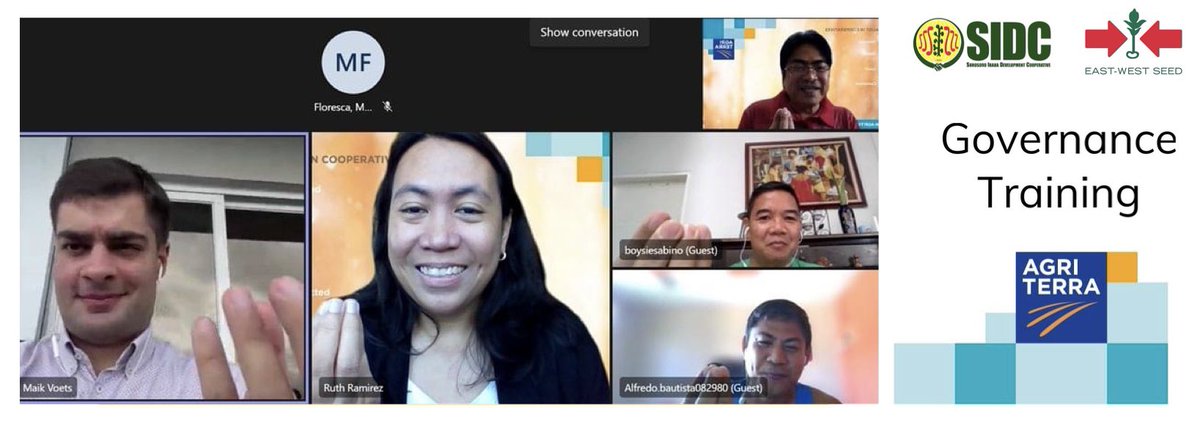 Agriterra enhances inter-coop knowledge exchange partnerships. 

<a href="/eastwestseed/">East-West Seed</a> will conduct the governance training for agricultural cooperatives in their value chain, to be supported by an Agripooler (agri-expert) from fellow #GROWCoop member SIDC.