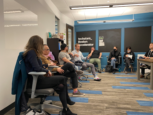TechstarsBoston's tweet photo. Thank you to everyone who participated in our alumni panel last month!

Shana Opperman / @textheypluto @Brenomics / @meetcortex Gabor Bethlendy / @MeentaInc and @Bardo / @SVB_Financial 

Want to be part of our next (alumni) cohort? 
Learn more/apply: https://t.co/kJ7L1O7i19 https://t.co/yj8rugWoJ6