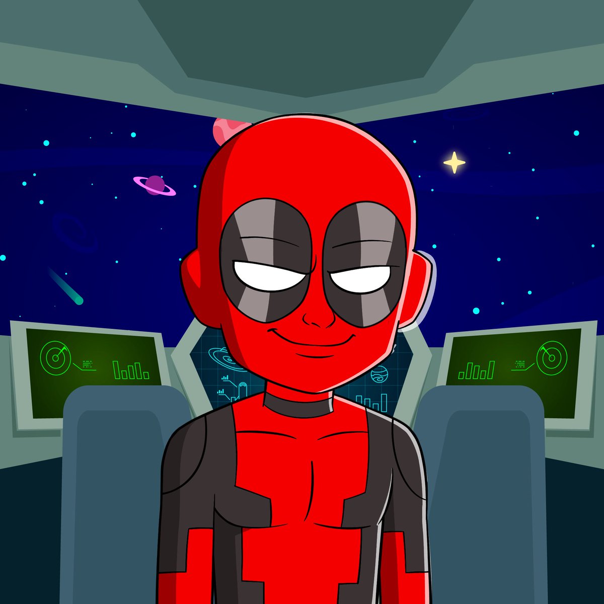 KryptoKiddies's tweet photo. Captain Deadpool! Nope, just Deadpool! 🥷🤪😎Hope everyone has a great weekend 😉. #CNFT #CNFTCommunity #CNFTs #CNFTartist #CNFTCollection #ada #cardano $ada #CardanoNFT #CNFTdrop #Cardano #ADA https://t.co/a4BVSXC7hH
