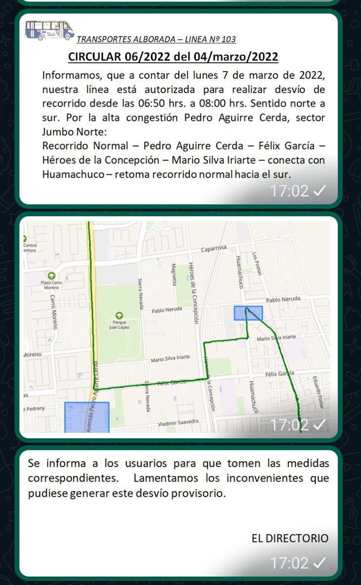 Transportes Alborada 103 tweet media