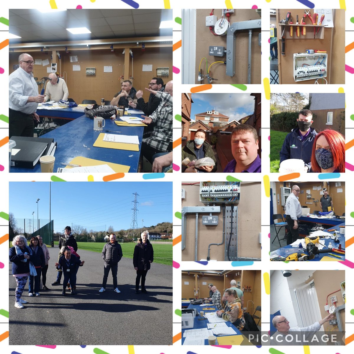 PCA_SALLYG's tweet photo. Fun Friday at Sally Gardens - our walking group were able to enjoy the sunshine.
We delivered our weekly lunches to residents in the Colin area and were able to catch up with them and chat about their week.
Our BYF participants are continuing to learn about electrics. https://t.co/gwHX12RWV2