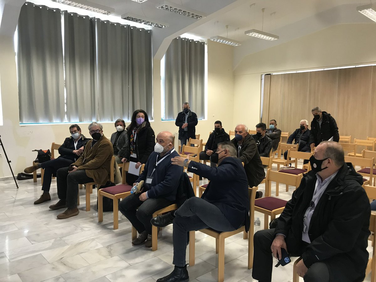 CLaspidou's tweet photo. The first @NEXOGENESIS_eu #stakeholder workshop of the #Nestos #river basin was a great success! Enthusiastic participation of many and heated dialogues were ongoing. We all agreed that we are now wiser! Northern Greek hospitality demanded an unforgettable feast at the end! https://t.co/vMFX8iAMYL