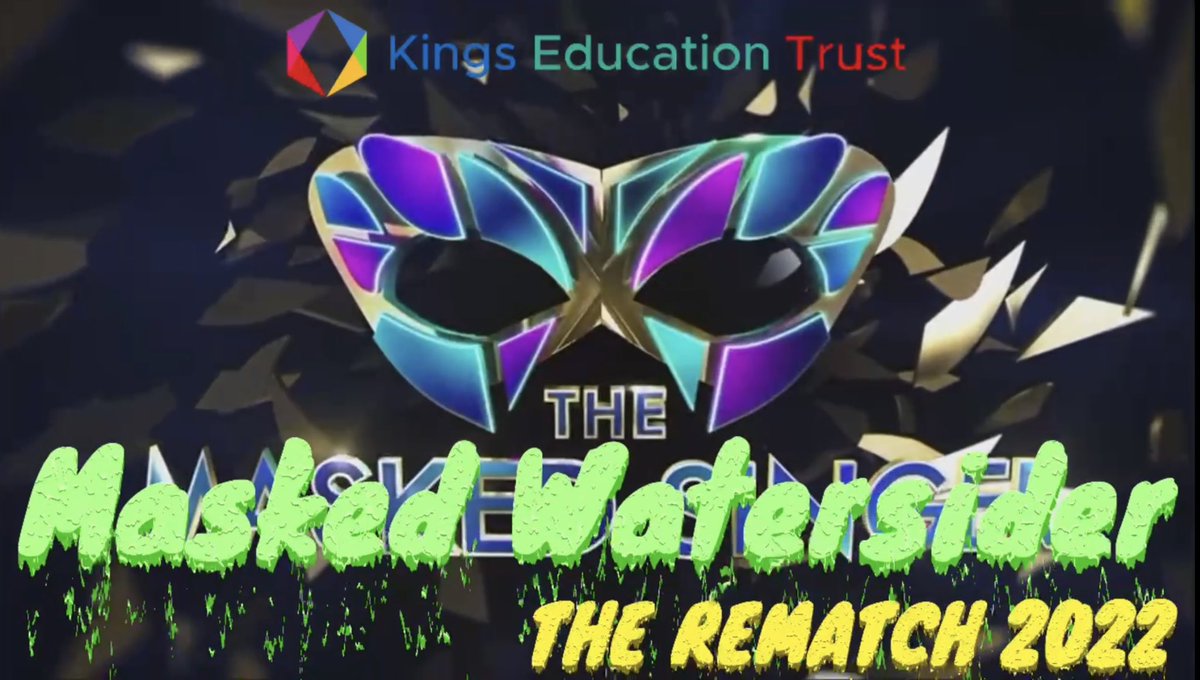 WatersidePA's tweet photo. The Masked Watersider Premieres on Facebook & YouTube in 10 minutes.
School Facebook Page: https://t.co/HD7QX1LsmR
School Youtube Channel: https://t.co/pUKQiUtHhH
Place your guesses and vote here: https://t.co/KmDwEqbgcA
#TheMaskedWatersider #TheWatersideWay https://t.co/eQgCQV26pG