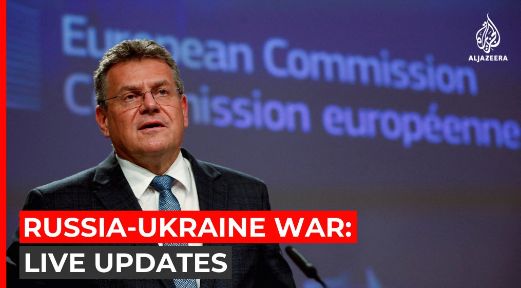 AJEnglish's tweet photo. Ukraine should become a member of the European Union “as soon as possible”, says the deputy head of the EU Commission.

🔴 LIVE updates: https://t.co/g5m4484vS9 https://t.co/aD4sD3fw9K