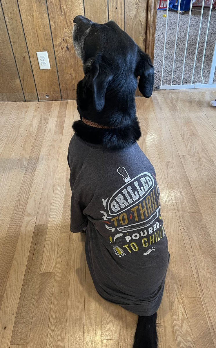 gump_ethan's tweet photo. Ever wonder where the 🌶’s Team Member shirts go once you become a CSL? Well, Nacho here isn’t so “Chili” at night anymore now that he has his own!
I guess Chiliheads really do come in all shapes and sizes…

#chilis #midwestisthebest
@clflesh @Chilis https://t.co/JfYuom5WOS