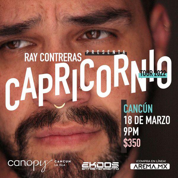 ¡Regresa a Cancún @raycontrerasr !

Visitará nuestra ciudad para presentarnos su nueva rutina “Capricornio”, el próximo Viernes 18 de Marzo a partir de las 21:00hrs en el <a href="/canopycancun/">canopycancun</a> ; el costo por acceso sera de $350MXN en pre-venta a través de <a href="/aremamx/">AREMA</a> 

<a href="/EkoosEntreteni1/">Ekoos Entretenimiento</a>