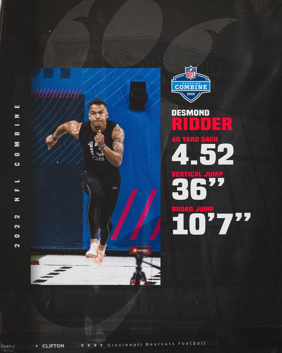 GoBearcatsFB's tweet photo. QB1 put on a show‼️

#Bearcats | #NFLCombine https://t.co/fzk4bxggjn
