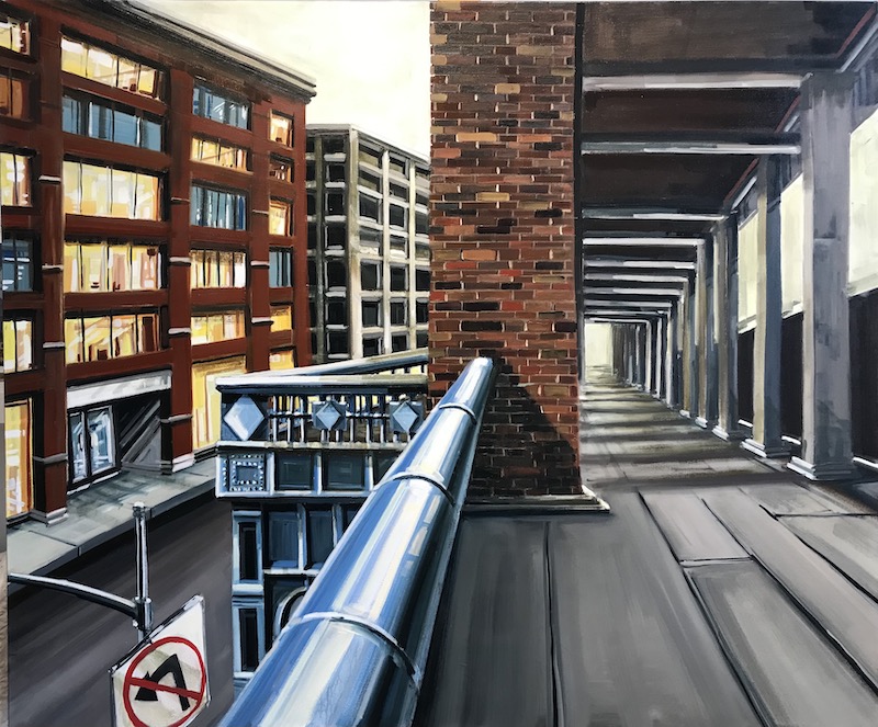 Reminder! Eryn O'Neill - Travelling Vicariously: The High Line opens tomorrow. Join us from 3 - 5 pm to see the exhibition and meet the artist.- mailchi.mp/wallspacegalle…