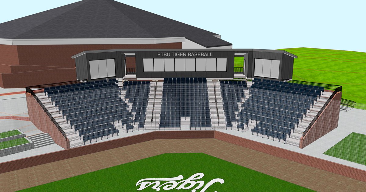 ETBU's tweet photo. Join the Vision for Victory with ETBU to build a championship ballpark and clubhouse for Tiger Baseball. For more information, visit https://t.co/rhLHLP2JNh.

https://t.co/p7fM2NozRd https://t.co/i1Rk7rO5fY