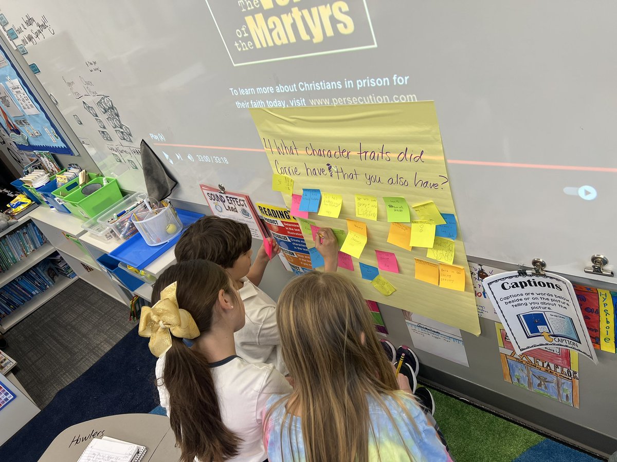 WA4thDavid's tweet photo. Tweeting to each other as we wrap up our biography study on Corrie ten Boom! #whitefieldacademy https://t.co/LiGG2defaT