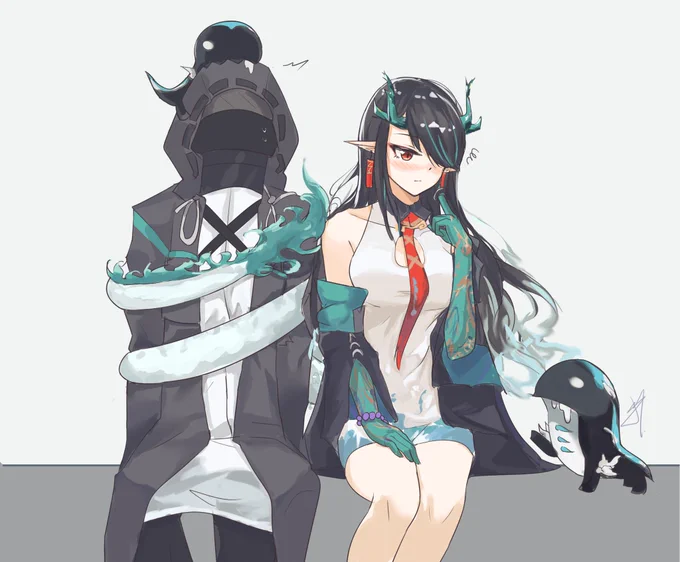 シッポ
#明日方舟 
#アークナイツ 
#Arknights 