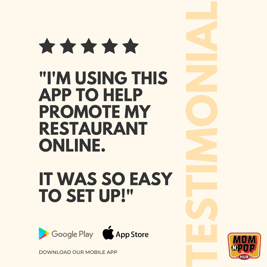 MomnPopHub's tweet photo. Thank you for the review! ⭐  

We really appreciate the feedback our community gives us. If you have any questions, comments, or concerns, please send us an email: contact@momnpophub.com. 
.
.
. 
#momnpop #smallbusinesses #app #mobileapp #signup #attractcustomers #freecrm #f... https://t.co/pDSDO9CiBk