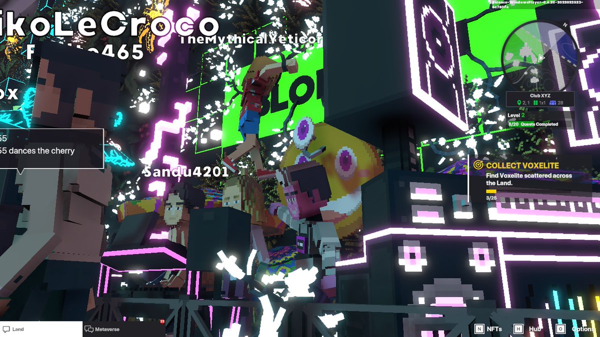 VioUps's tweet photo. @TheSandboxGame @blond_ish I just participated in the daily #SandboxAlphaS2Contest for a chance to earn up to 1,000 $SAND! Day 2 - Dance with Blond:ish. Check out my screenshot below! 👇 #SandboxAlphaS2 https://t.co/uYdpe1JEGZ