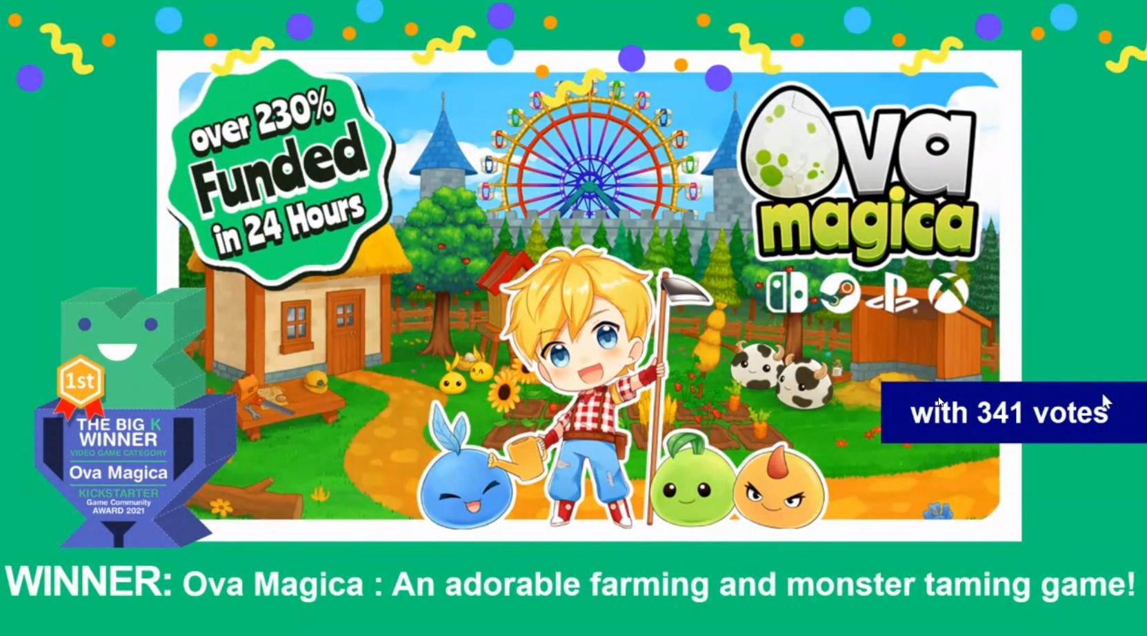 Ova Magica - An adorable farming and monster taming game! by ClaudiaTheDev  — Kickstarter