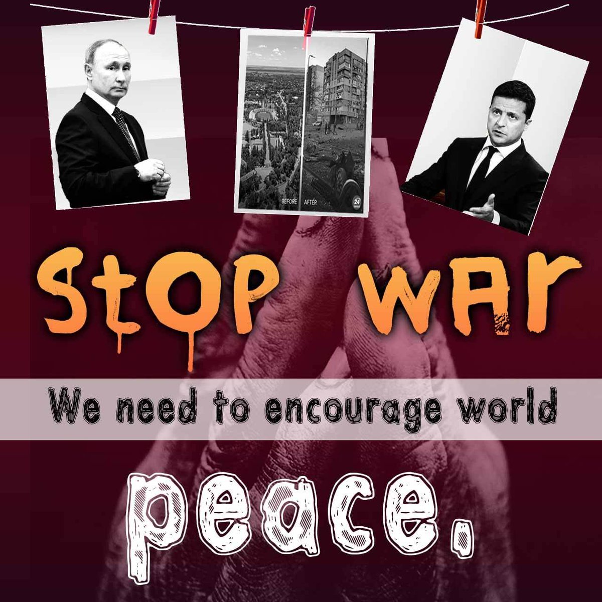 ErSaritarani's tweet photo. #UkraineRussianWar
#StopWar
Mankind will be destroyed due to war💣, the land for which you are fighting⚔️ will again belong to others.
So establish love💕 and brotherhood👪 in your country so that there can be peace in the whol
#SAVE_WORLD
@SaintRampalJiM https://t.co/tdL7ywQs7h