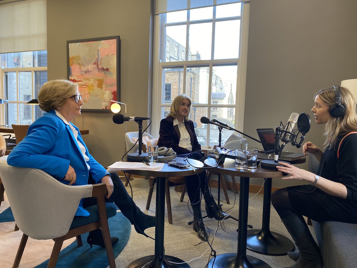 FitzgeraldFrncs's tweet image. Two former Tánaistí recording a  podcast for #IWD2022 for @businessposthq 

Thanks to @NadineORegan for hosting 

#HowIDidIt Women in Leadership podcast will be released soon!