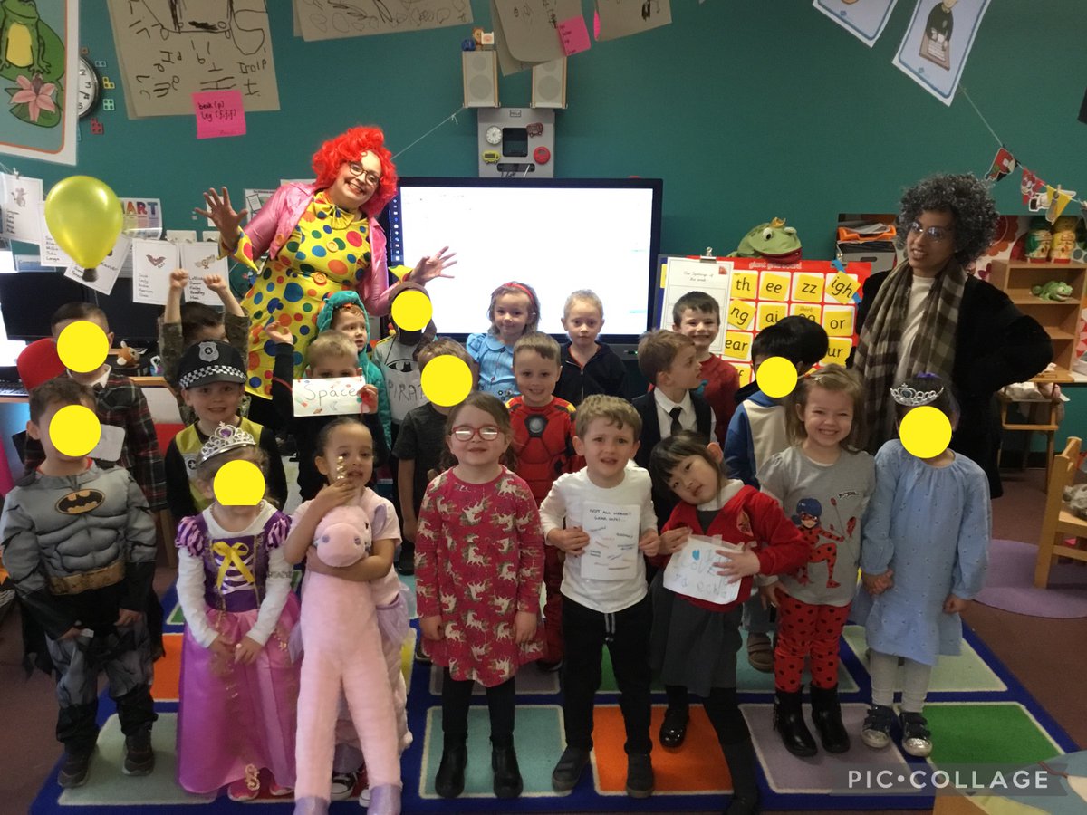 TheWilmAcad's tweet photo. EYFS have had so much fun celebrating ‘Dress as a word’ day, and #WorldBookDay. We enjoyed discussing our words. We also looked at Storybooks to find key words. The EYFS team are so impressed with all our FAB ‘I am…’ writing! #TheWilmAcadEnglish #TheWilmAcadRfP #TheWilmAcadEYFS https://t.co/MxGVcWv1ty