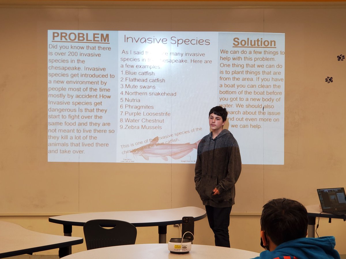 Mrs_Flee's tweet photo. We are recording a presentation to send to the state legislature about our Best in the Bay three year project with @VCURiceRivers . All three grade level participants have done a phenomenal job! 
#NKMSroars
@vcusoe 
@vcuenvs https://t.co/d5Yh4zq6mw