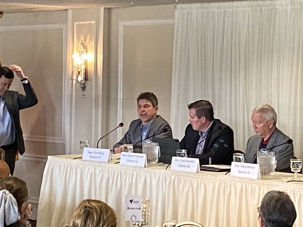 Taxes and fiscal policy enter the convo early. The House and Senate wrestled with proposals to trim taxes in a non budget year. Legislative leadership is still negotiating this matter as we wind down the final days of session.