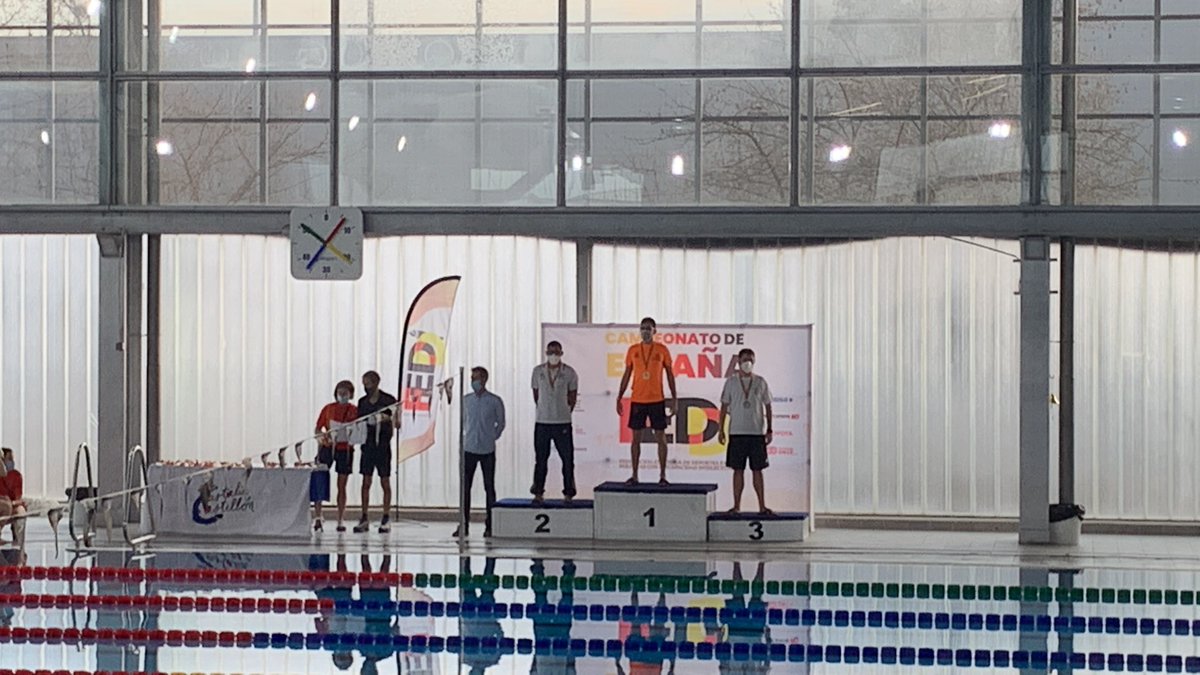 vimentra's tweet photo. Comienzo de Campeonato de Espańa de natación @FEDDI_DI     Alejandro Meneses logra medalla 🥈 en los 1500 libres.@Capacitas @FundacionDISA https://t.co/pPqfAcXEcS