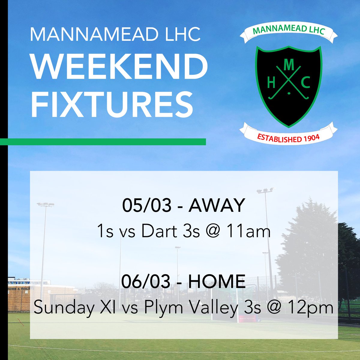 Mannamead Hockey (@mannameadlhc) on Twitter photo Its #FixtureFriday and we’re hoping for some dry weather over the weekend after a soggy week ☔️
Good luck everyone 🏑
<a href="/swsportsnews/">South West Sports News</a> <a href="/PLsportsnews/">PlymouthSportsNews</a> Its #FixtureFriday and we’re hoping for some dry weather over the weekend after a soggy week ☔️
Good luck everyone 🏑
<a href="/swsportsnews/">South West Sports News</a> <a href="/PLsportsnews/">PlymouthSportsNews</a>