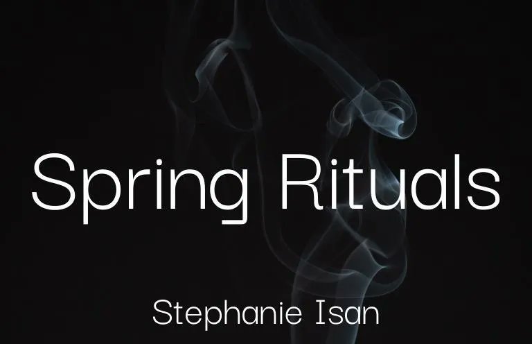 New #Poetry!

"I light incense in closet altars. Sexuality
becoming tendrils of prayers."

—from Stephanie Isan's newest poem, "Spring Rituals," where she negotiates amidst the rituals of renewal, loss, migration and spirituality.

buff.ly/3MiO4pn