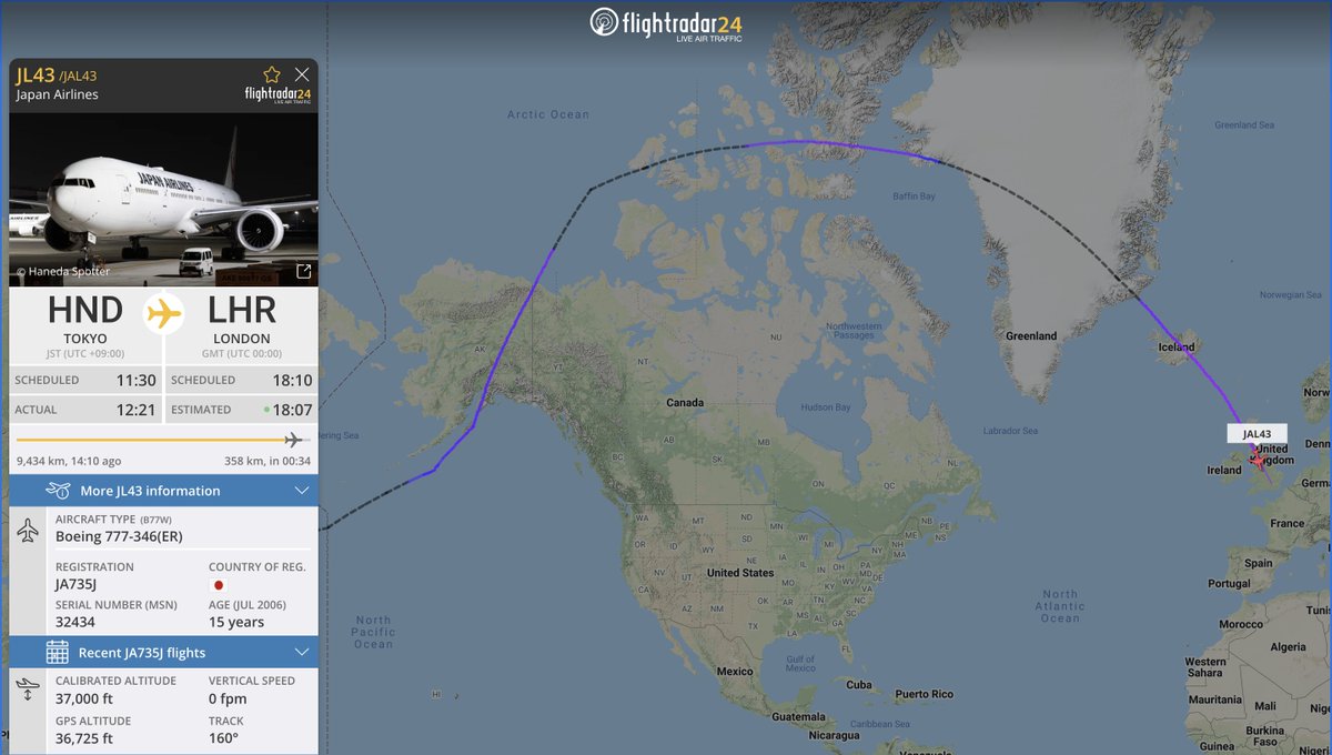 Flightradar24 Comparing The Standard Routing For Jl43 Between Tokyo And London To Today S Routing T Co X28wgyof3o Twitter Flightradar24 Comparing The Standard Routing For Jl43 Between Tokyo And London To Today S Routing T Co X28wgyof3o Twitter