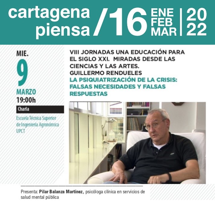 CtPiensa's tweet photo. El psiquiatra Guillermo Rendueles, este MIÉRCOLES 9 a las 19:00h👇

Info: https://t.co/Zir0vafO3U https://t.co/QdDZ67KCdf