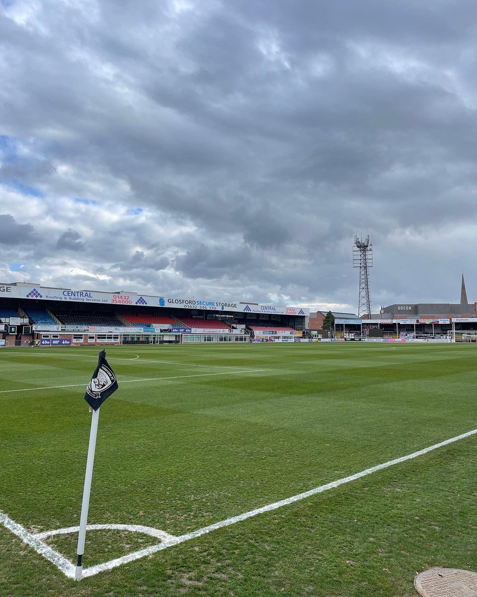Highground1999's tweet photo. @HerefordFC prepared today with our @AllettMowers and @FleetLM ready for tomorrow against York City FC https://t.co/yRf5fJSrDf