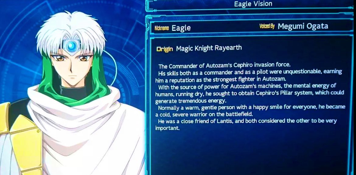 Roby Eagle S Description In Superrobotwars A Crossover Game Featuring All Mecha Pilots In Anime Culture He Was Amazing As Usual イーグル ビジョン レイアース Rayearth Eaglevision Srwt Day16 Dailyeaglevision T Co Roby Eagle S Description In Superrobotwars A Crossover Game Featuring All Mecha Pilots In Anime Culture He Was Amazing As Usual イーグル ビジョン レイアース Rayearth Eaglevision Srwt Day16 Dailyeaglevision T Co
