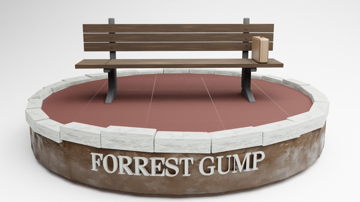 Weax3D's tweet photo. Forrest Gump 
#3D #Blender #gamedev #art #games #ForrestGump https://t.co/kTqeI0c4wd