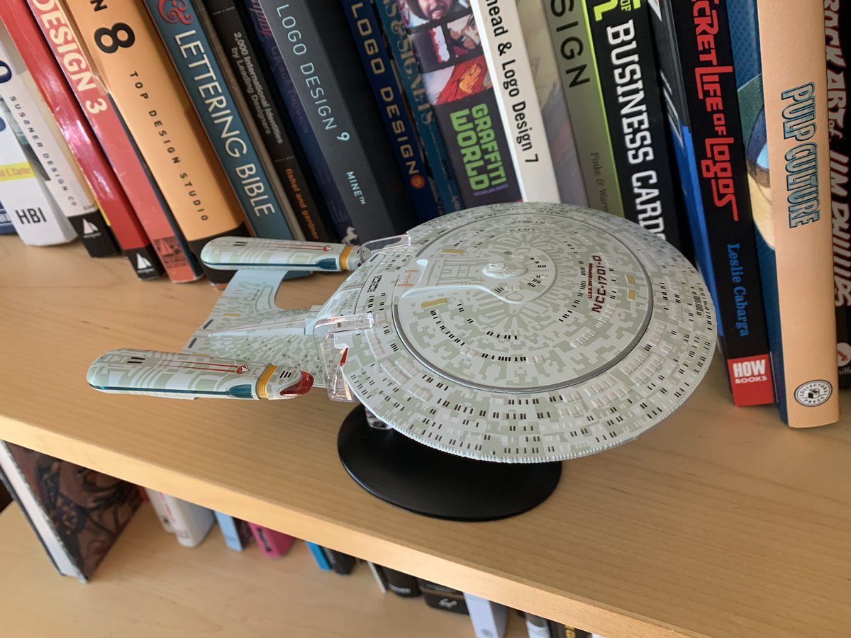 blambot's tweet photo. Ordered one of the Eaglemoss XL Star Trek ships, and even though theyโre pricey, they are spectacular. Enterprise D here is about 8.5โ long by 6.5โ wide. I guess I have to buy more now... #completer https://t.co/0OaHavcgJJ
