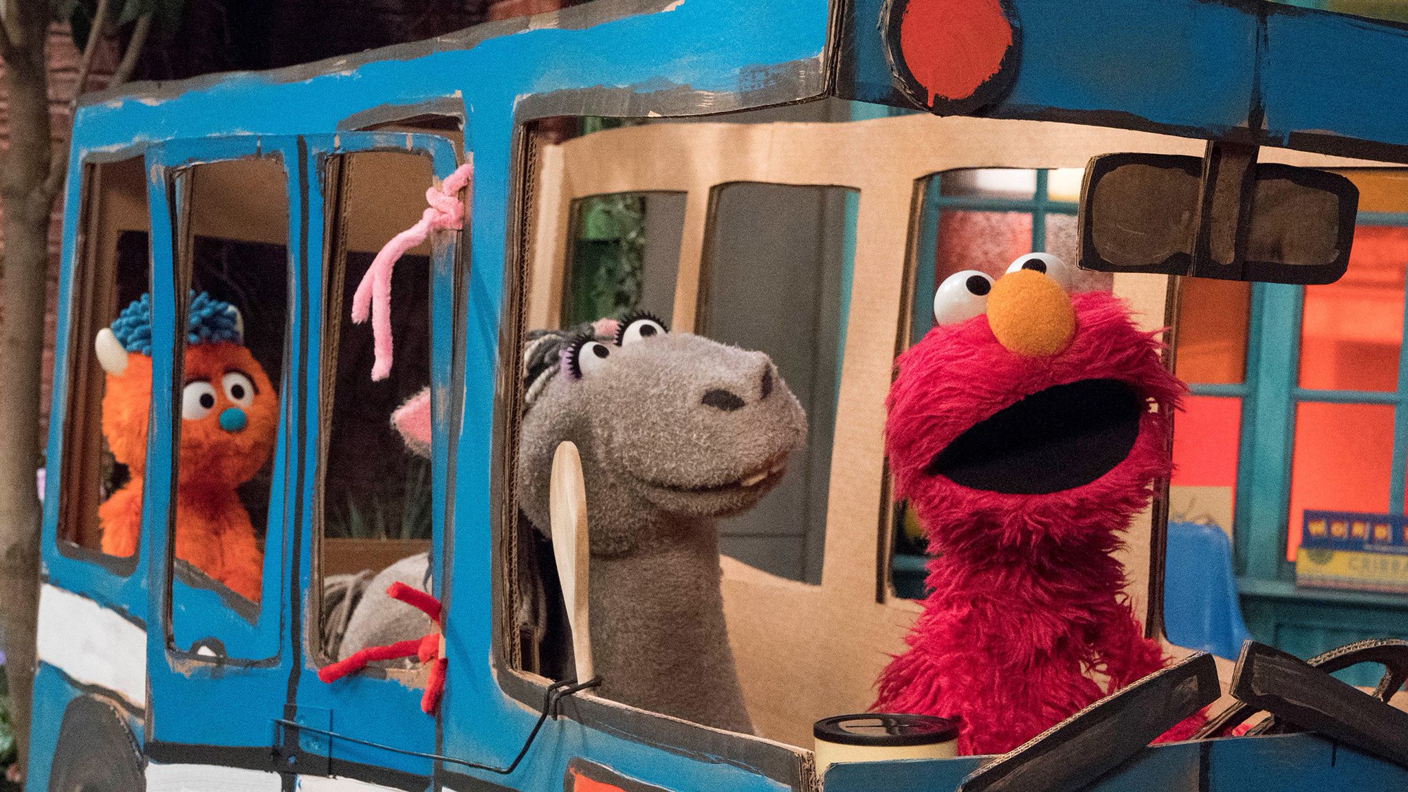 Elmo on Twitter "The wheels on Elmo's bus turn round and round! Ha ha ha! Where should Elmo