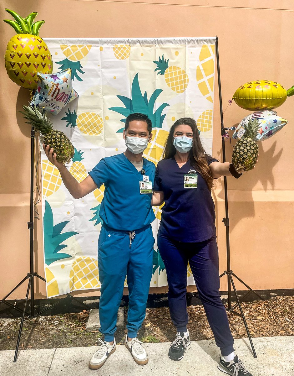 ASPs enjoying our #pineapplelife at Baptist Hospital of Miami <a href="/BaptistHealthSF/">Baptist Health</a>. #EmployeeAppreciationDay