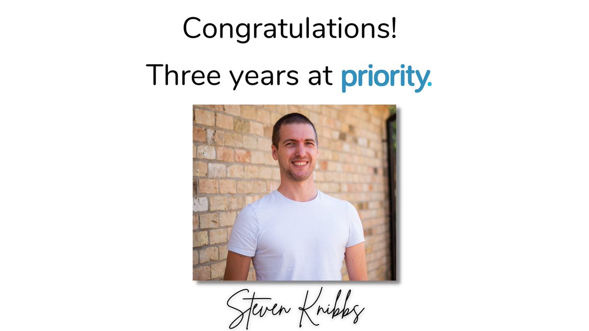 PriorityDH's tweet photo. Congratulations to our Principal Software Engineer, Steven Knibbs, on his three year anniversary at Priority Digital Health! 🎉

#TeamPDH #workanniversary #healthandwellbeing #softwaredeveloper #softwareengineer #TeamPDH https://t.co/xhmrIrhaV5